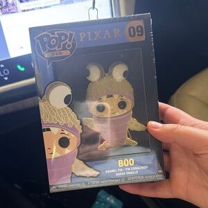 Disney Pixar Boo Enamel Pin - Purple and Gold